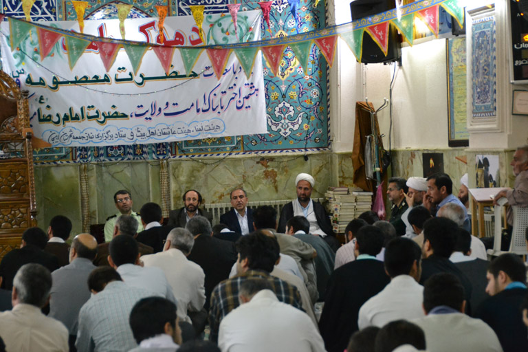 مراسم ميلاد با سعادت امام رضا (ع) در مسجد جامع لاهيجان برگزار شد